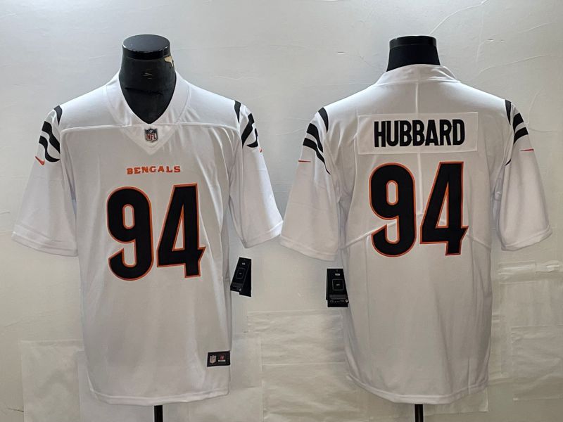 Men Cincinnati Bengals 94 Hubbard White New Nike Vapor Untouchable Limited NFL Jersey